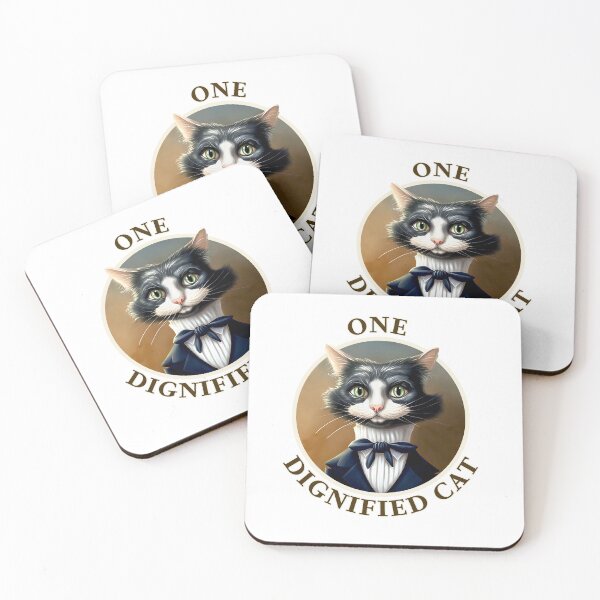Item preview, One Dignified Cat designed and sold by NoArtNoJoy.