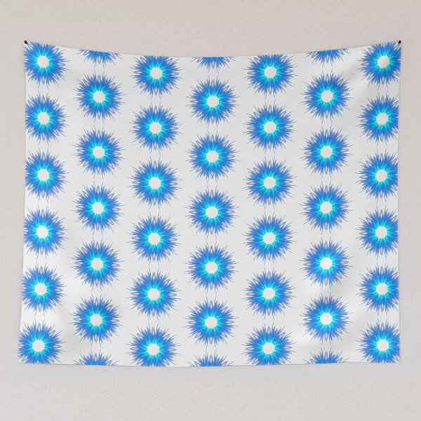 Item preview, Blue star, abstract art designed and sold by Meo Design.