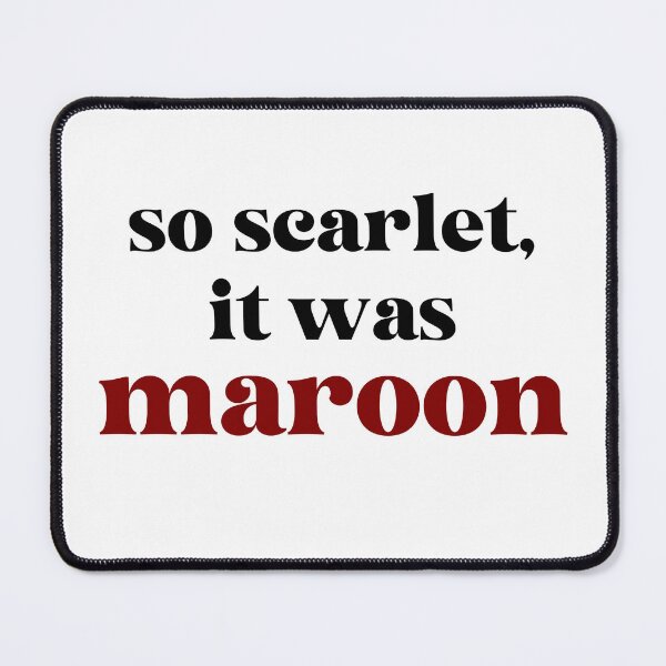 Item preview, it was maroon designed and sold by Mirrorball Merch.