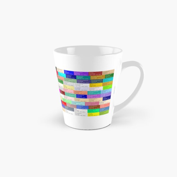 CSS Color Codes Study Mug Tall Mug