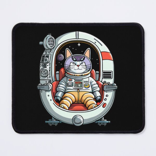 Item preview, Time Traveling Astro Astronaut Space Anime Cat designed and sold by TheWildFlix.