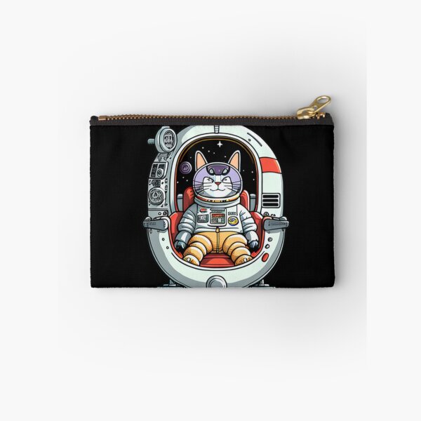 Item preview, Time Traveling Astro Astronaut Space Anime Cat designed and sold by TheWildFlix.