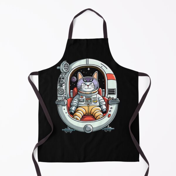 Item preview, Time Traveling Astro Astronaut Space Anime Cat designed and sold by TheWildFlix.