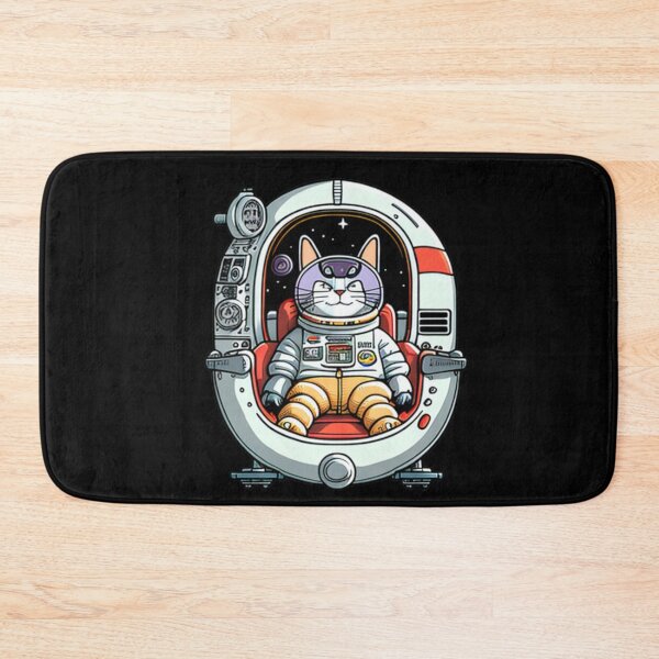Item preview, Time Traveling Astro Astronaut Space Anime Cat designed and sold by TheWildFlix.