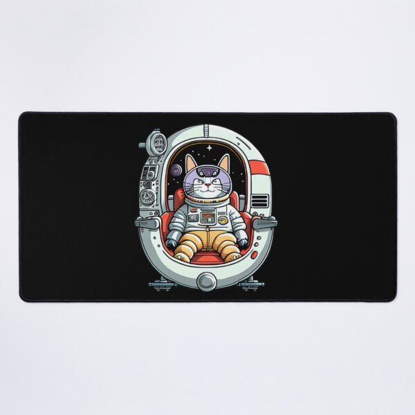 Item preview, Time Traveling Astro Astronaut Space Anime Cat designed and sold by TheWildFlix.