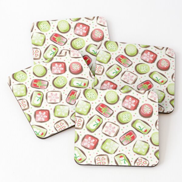 Item preview, Deliciosos petit fours navideños en rojo y verde designed and sold by vinpauld.