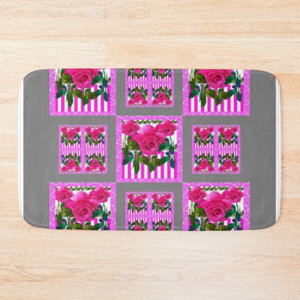 Item preview, FUCHSIA PINK ART GARDEN  ROSES PINK ACCENT ART  designed and sold by sharlesart.