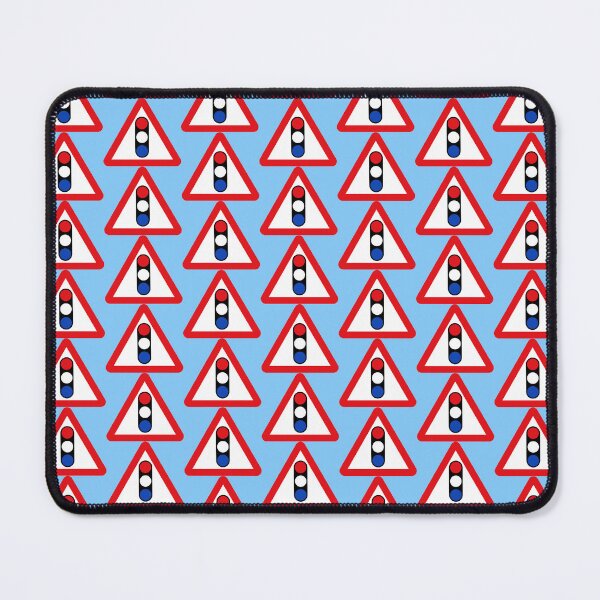 Item preview, mod traffic light red white blue warning sign designed and sold by ModSupporters.