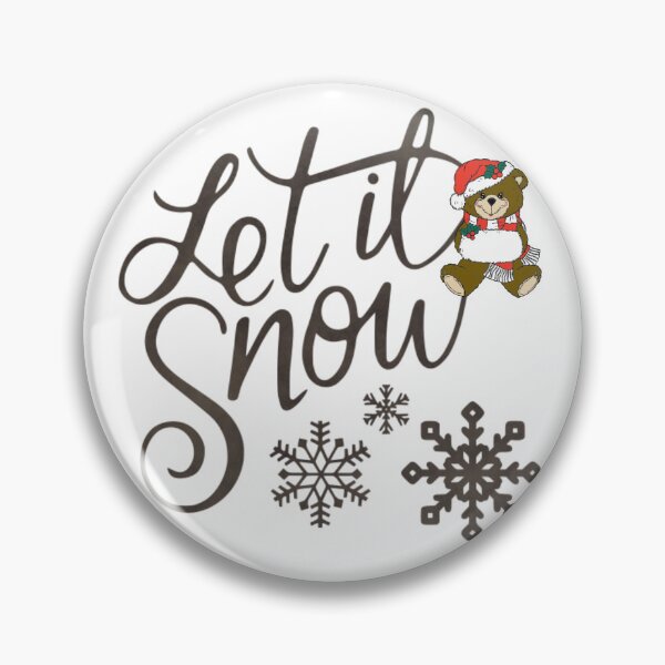 Item preview, Let it snow bear at christmas time kids room designed and sold by LGMmugsdesign.