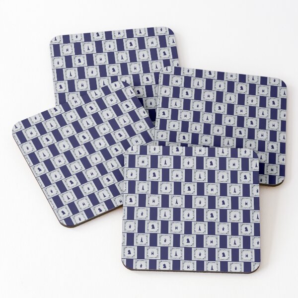Aperçu de l'œuvre Collage carreaux bleus de Delft créée et vendue par kultjers.