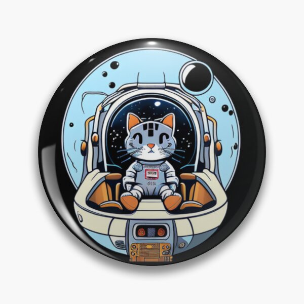 Item preview, Astro Astronaut Galaxy Anime Cat Kitty designed and sold by TheWildFlix.