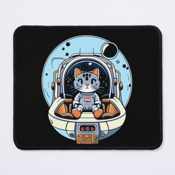 Item preview, Astro Astronaut Galaxy Anime Cat Kitty designed and sold by TheWildFlix.