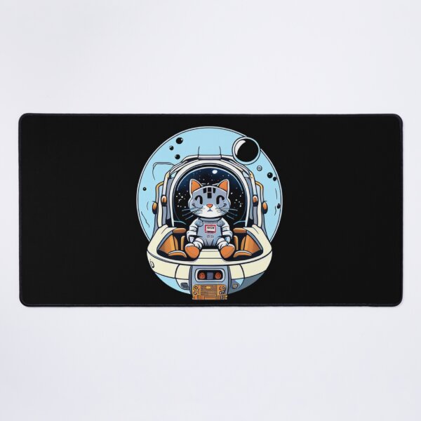 Item preview, Astro Astronaut Galaxy Anime Cat Kitty designed and sold by TheWildFlix.