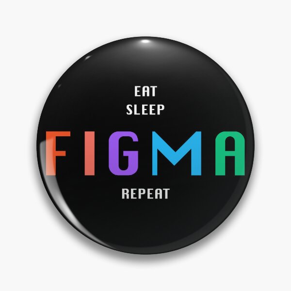 Item preview, Eat Sleep Figma Repeat designed and sold by pomak.