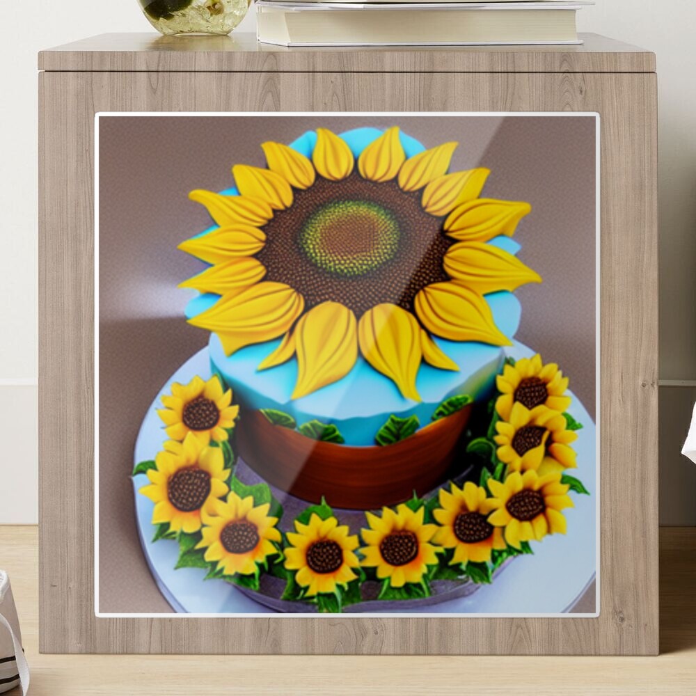 Sunflower Layer Cake - Classy Girl Cupcakes