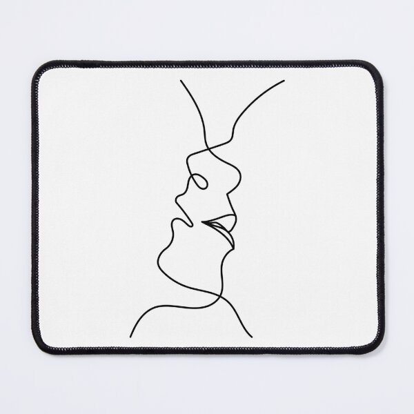 Item preview, Addictive Kiss | One Line Drawing | One Line Art | Minimal | Minimalist designed and sold by One-Line-Artist.