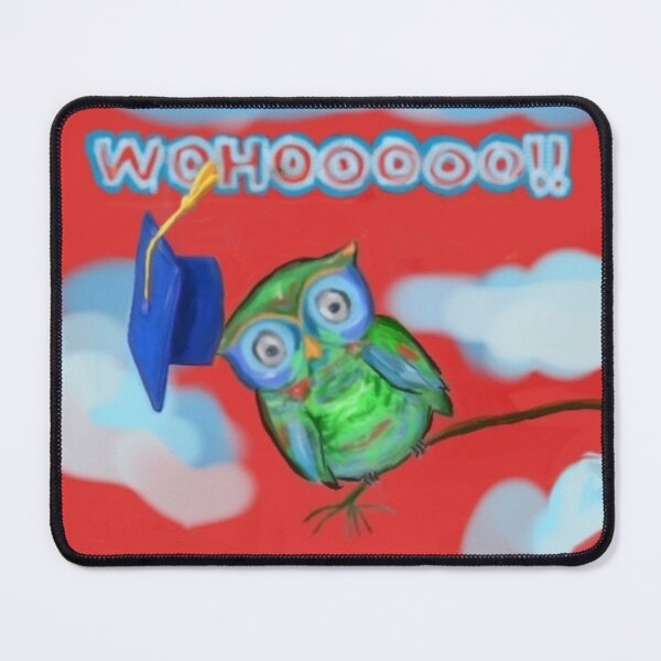 Item preview, December January Graduation Owl designed and sold by IvaRenee.