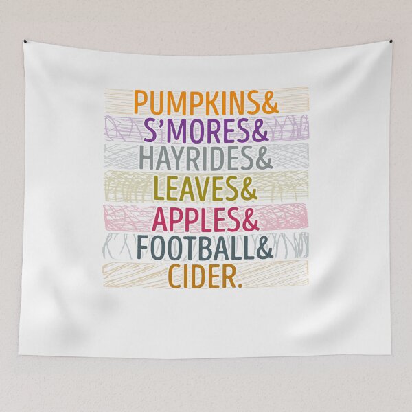 Item preview, Vintage arrow retro pumpkins s’mores hayrides leaves apples football cider designed and sold by bestdesign4u.