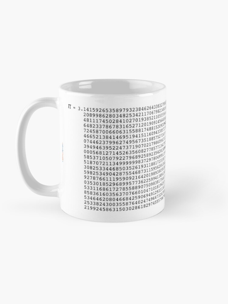 Thumbnail 3 of 6, Coffee Mug, Pi Study Mug designed and sold by ApplicVision.