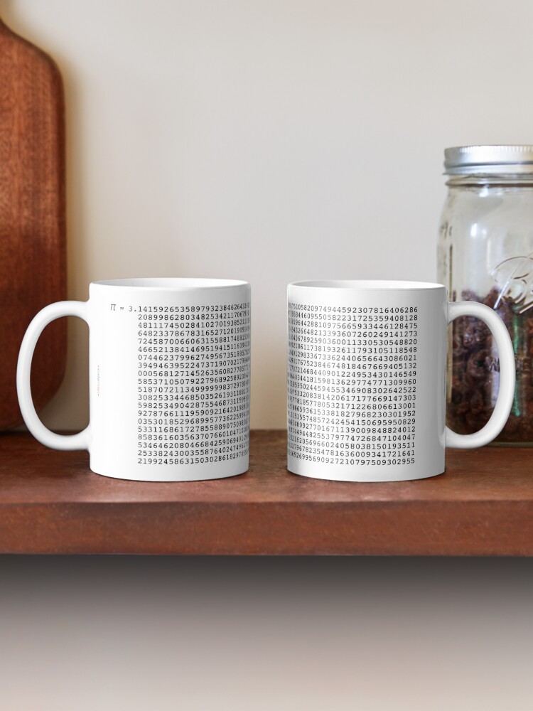 Thumbnail 2 of 6, Coffee Mug, Pi Study Mug designed and sold by ApplicVision.