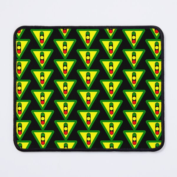 Item preview, Reggae traffic light red gold green warning sign designed and sold by ModSupporters.