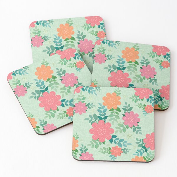 Item preview, Gelati Flower Bouquets on Soft Minty Leaves designed and sold by PaisleyMcNoodle.
