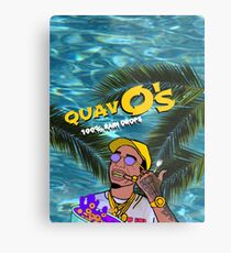 Quavo's Cereal Beach Blue Metal Print