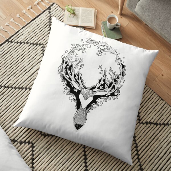 De Deer by Pet de Pineapple Floor Pillow