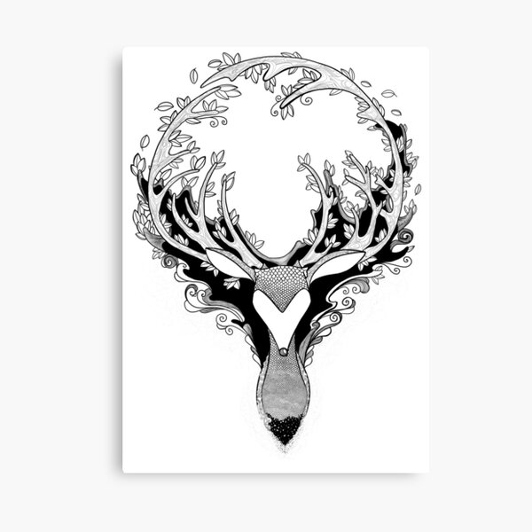 De Deer by Pet de Pineapple Canvas Print