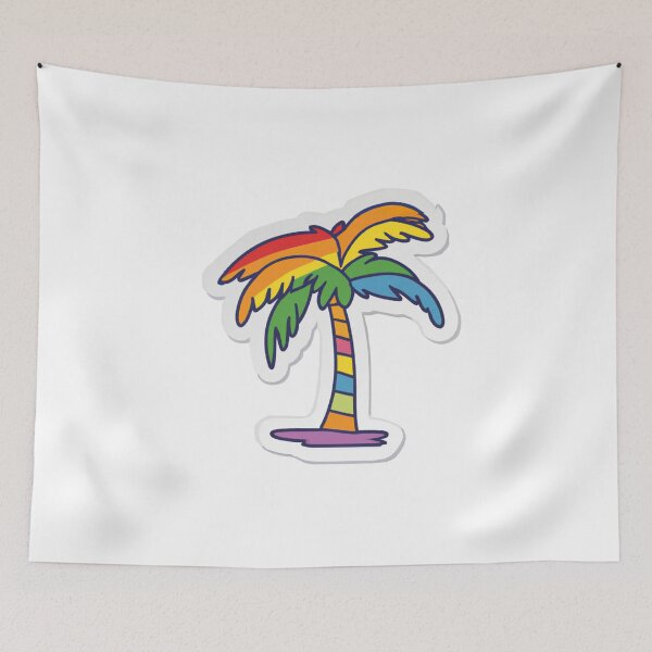 Item preview, Rainbow Palm Tree designed and sold by JandyDesign.
