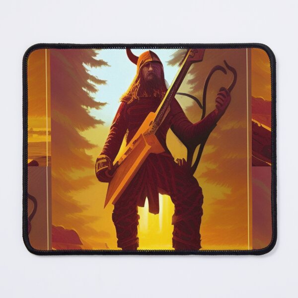 Item preview, Viking with guitar designed and sold by GrafDot.