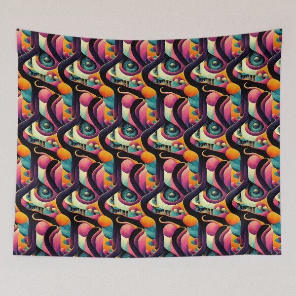 Item preview, "Psychedelic dystopia" (1/4) designed and sold by sabantha.