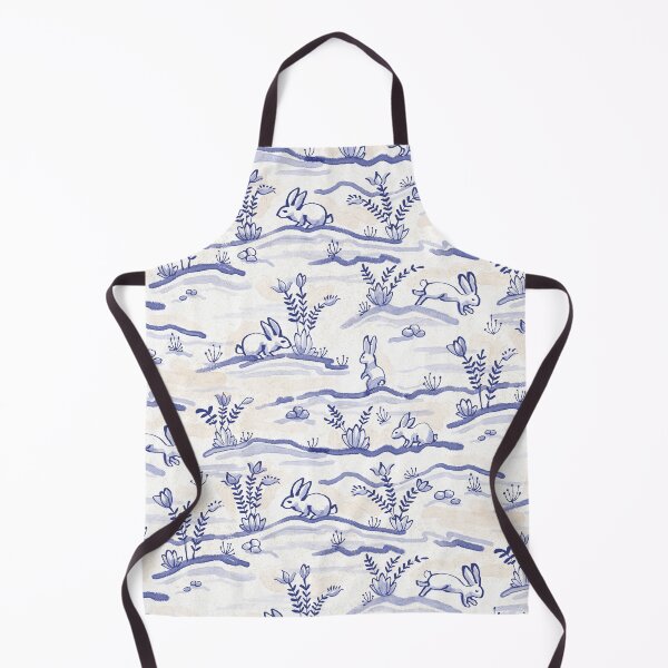 Item preview, Delft Style Rabbits in Blue and White designed and sold by vinpauld.