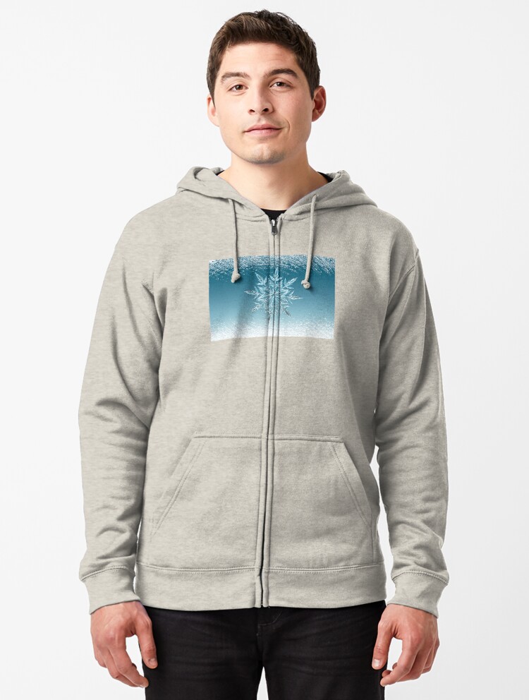 icy blue hoodie