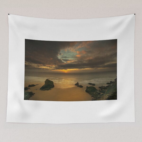 Item preview, Sunset at Bedruthan steps Cornwall designed and sold by eddiej.