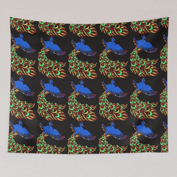 Item preview, BLUE PHOENIX FLYING RIGHT designed and sold by sailorsam1805.