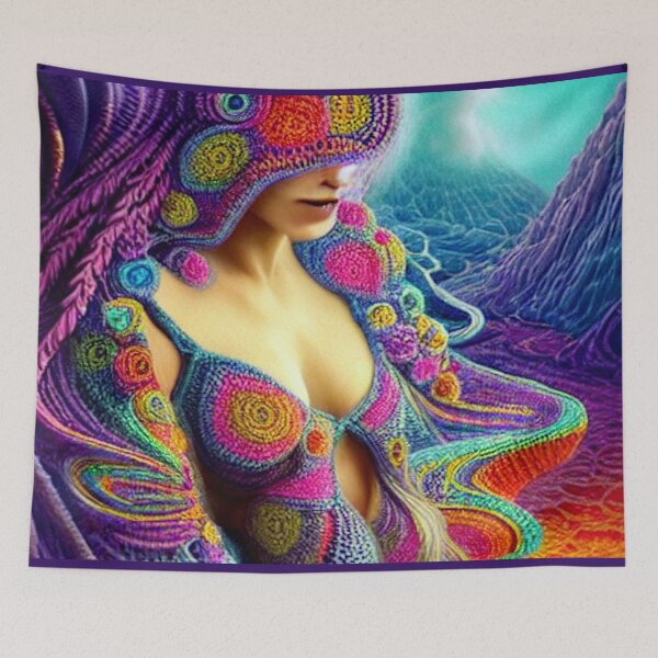 Item preview, crochet lady AI, realmente amo el crochet designed and sold by SBlagojevic.