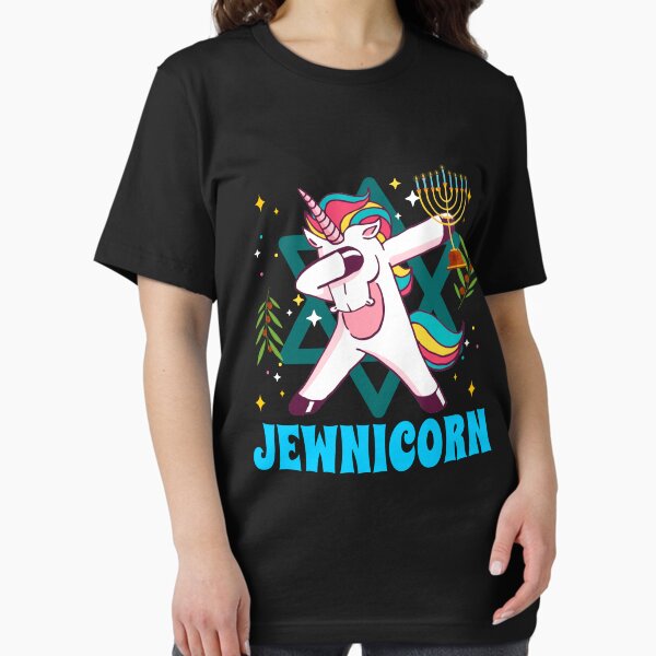 Item preview, Jewnicorn unicorn Hanukkah designed and sold by Ibu83.