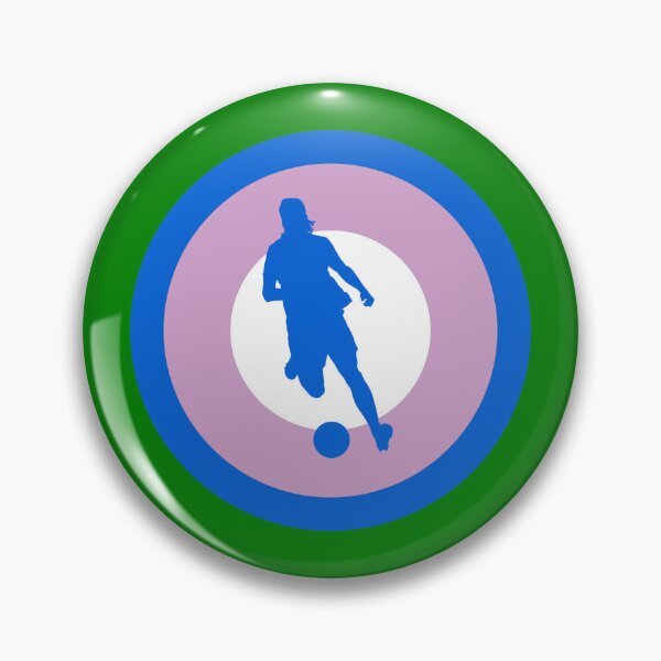 Item preview, Women's football retro Mod Roundel designed and sold by ModSupporters.