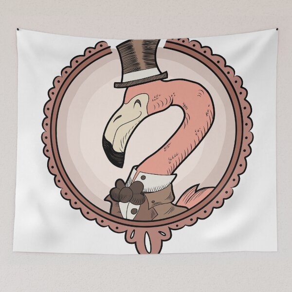 Item preview, Fly flamingo designed and sold by BeeJoyful.