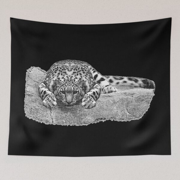 Item preview, Snow leopard cub, great big cat shirts, gifts for big cat lovers designed and sold by Kirei-Lily.