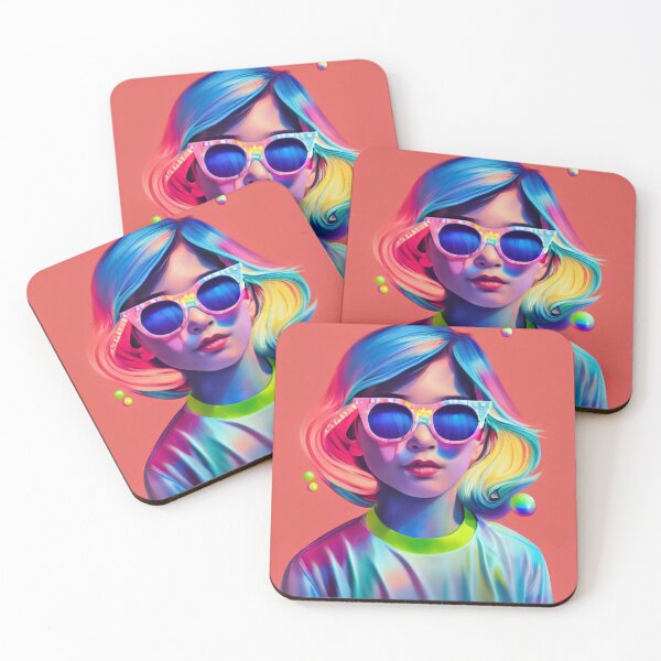Item preview, Cool Princess With Rainbow Sunglasses designed and sold by Chris Mpasirogloy.
