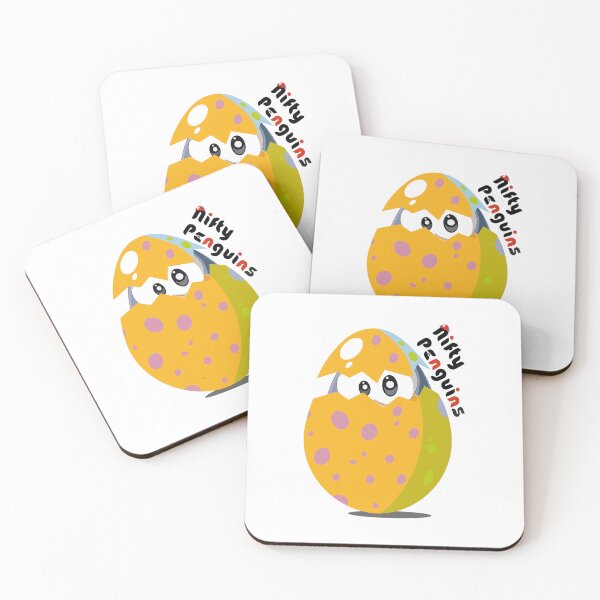 Item preview, Cute Penguins in Colorful Eggshells - Collection N. 9 designed and sold by NiftyPenguins.