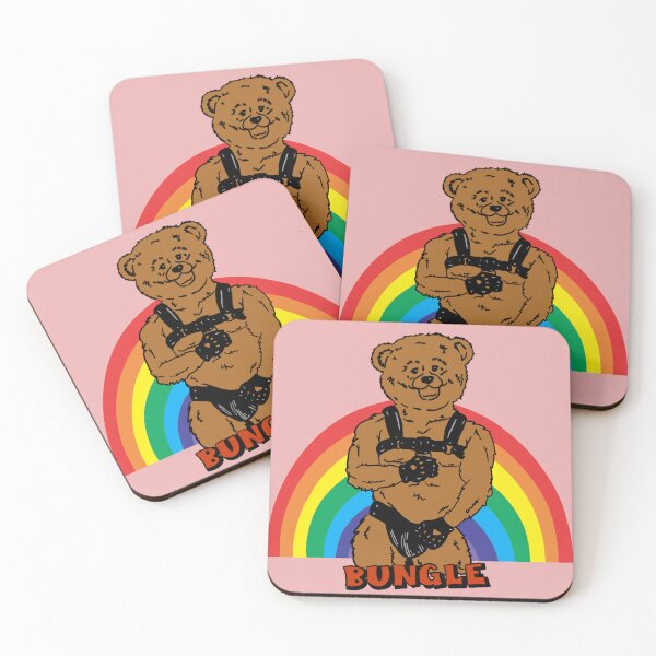 Item preview, Bungle the leather rainbow bear  designed and sold by 3leggeddogg.