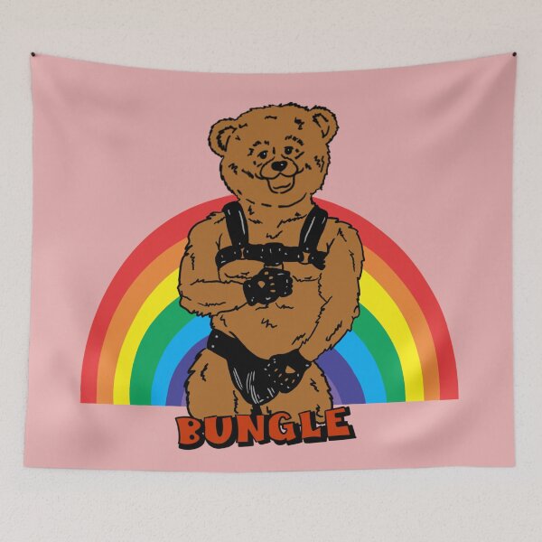 Item preview, Bungle the leather rainbow bear  designed and sold by 3leggeddogg.