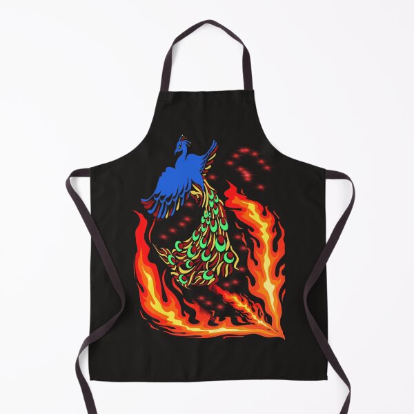 Item preview, CUTE BLUE PHOENIX RISING FROM THE FIRE designed and sold by sailorsam1805.