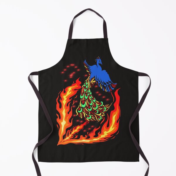 Item preview, CUTE BLUE PHOENIX RISING FROM THE ASHES designed and sold by sailorsam1805.
