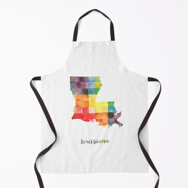 Item preview, Louisiana Watercolor Map Painting designed and sold by InkistPrints.