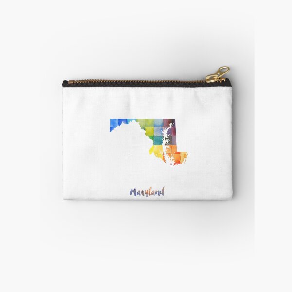 Item preview, Maryland Watercolor Map Painting designed and sold by InkistPrints.