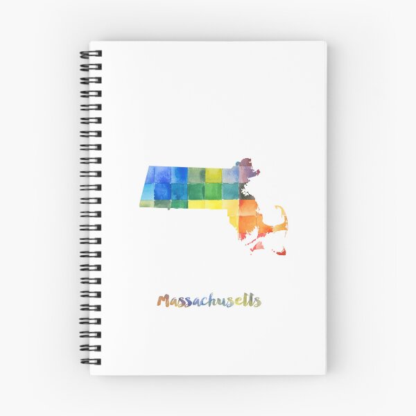 Item preview, Massachusetts Watercolor Map Painting designed and sold by InkistPrints.
